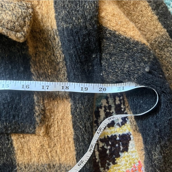 Nasty Gal Don't Need The Tassel Oversized Check Jacket - Picture 5 of 7